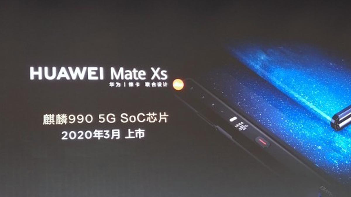 Huawei Mate Xs Akan Hadir Dilancarkan Mac 2020 Dengan Cip Kirin 990 5G