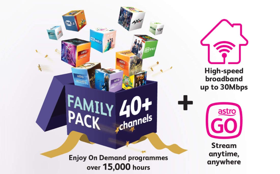 Maxis Dan Astro Menawarkan Berkas RM99 Sebulan Untuk Internet Jalur Lebar Dan TV Satelit