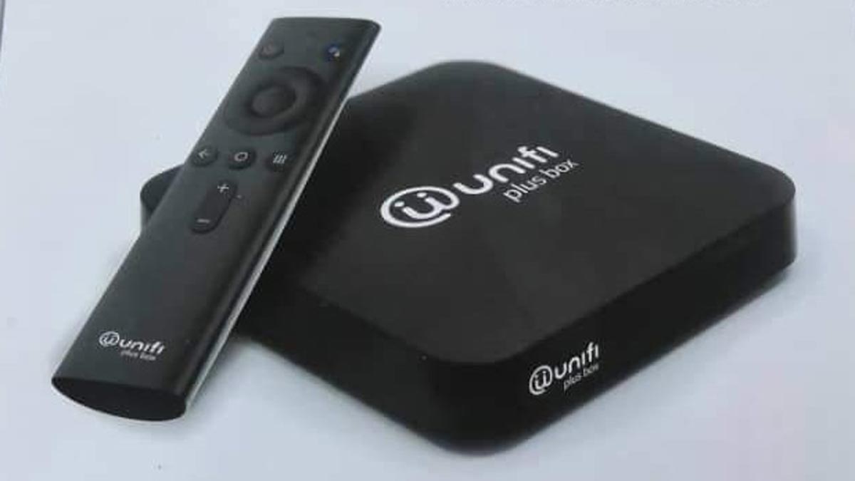 Rekaan Kotak TV Unifi Plus Box Tertiris – Menggunakan Android TV Dengan Sokongan 4K HDR