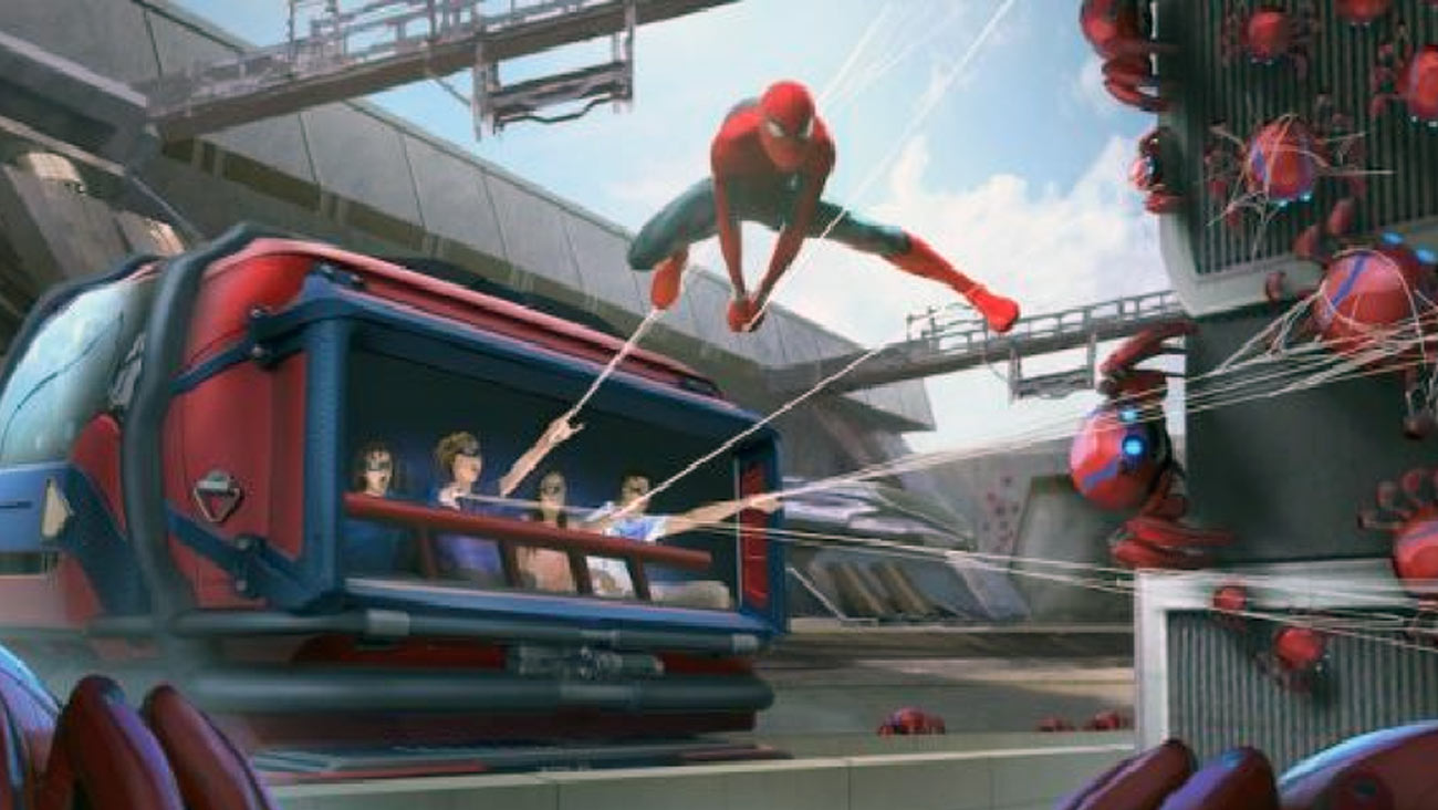 Disney Memperlihatkan Robot Spider Man Yang Menggantikan Pelagak Ngeri Manusia Di Taman Tema Avengers
