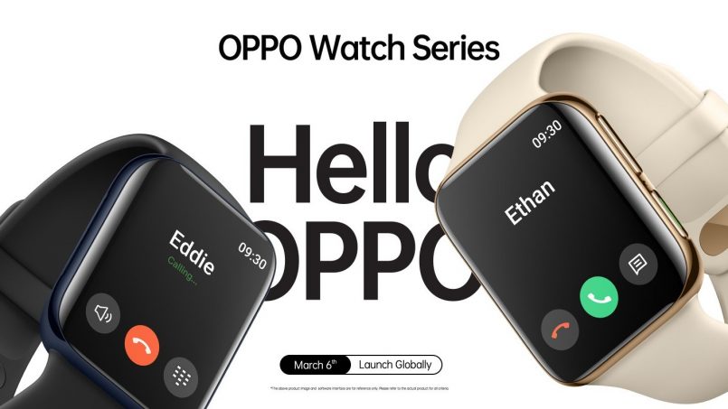 Oppo Watch Akan Dilancarkan Bersama-Sama Dengan Oppo Find X2 Secara Global Pada 6 Mac Ini