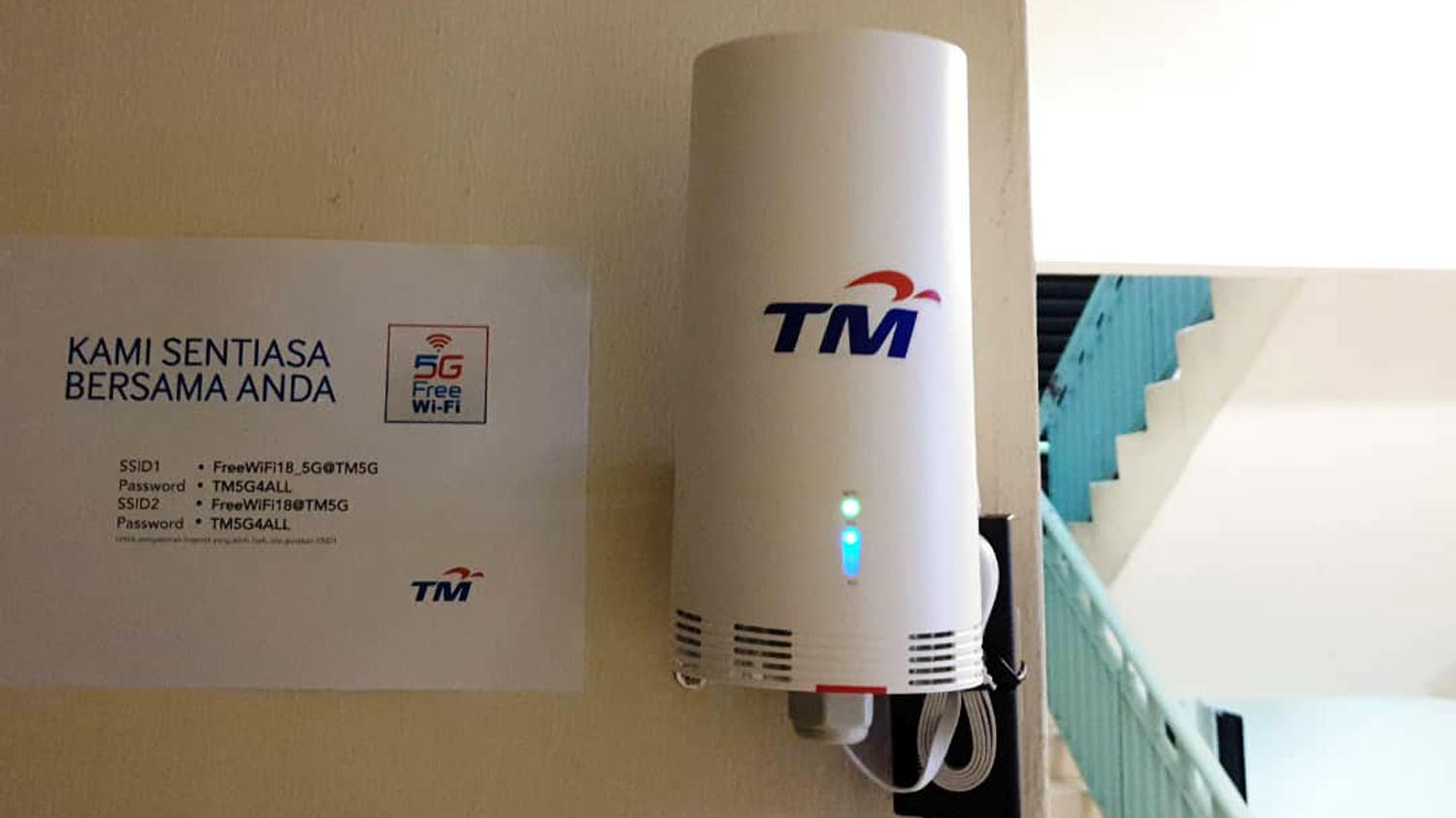 TM Memasang Stesen Pemancar 5G Di Pusat Kuarantin Covid-19 Bagi Menawarkan Rangkaian Internet Percuma