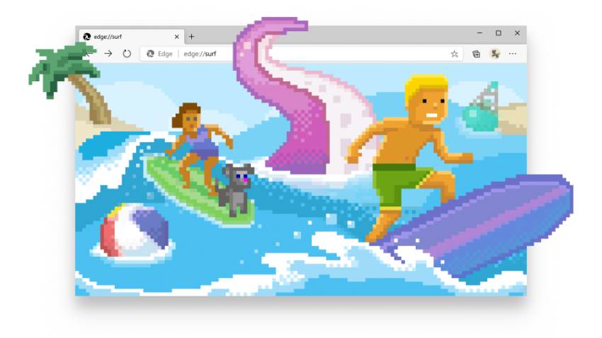 Microsoft Surf Game