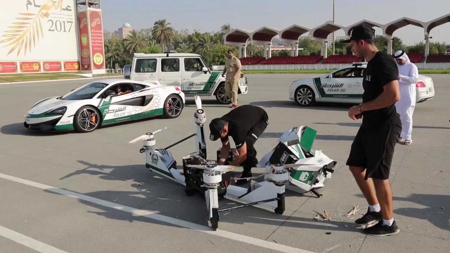 Motosikal Terbang Hoverbike Terhempas Di Dubai