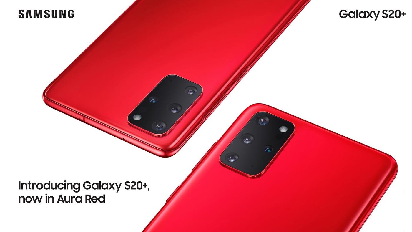 Samsung Galaxy S20+ Dalam Warna Aura Red Kini Ditawarkan Di Malaysia
