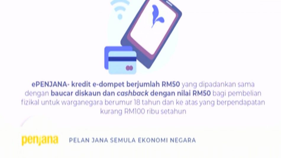 Kerajaan Umum Kredit E-Wallet RM50, Dipadankan Dengan Baucer Diskaun RM50