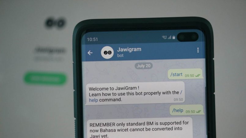 Jawigram – Bot Telegram Yang Membantu Anda Mengubah Tulisan Rumi Ke Jawi