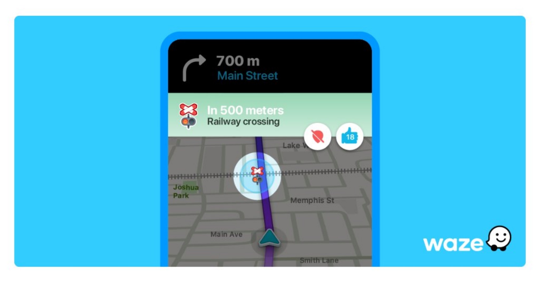 Aplikasi Waze Kini Hadir Dengan Ciri Amaran Landasan Kereta Api