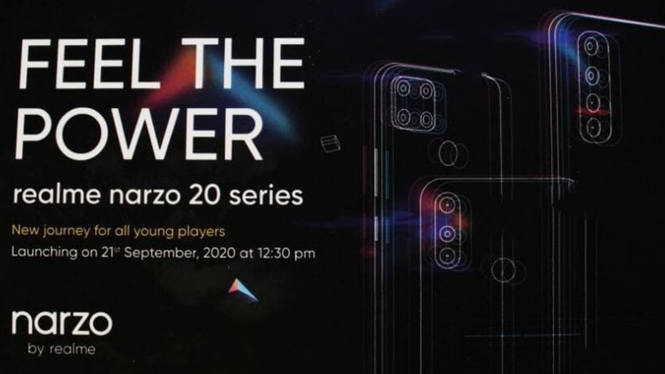 Siri Realme Narzo 20 Mungkin Diperkenalkan Pada 21 September Ini
