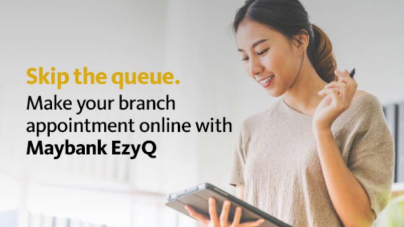 Maybank Melancarkan EzyQ – Cara Mudah Melakukan Temu Janji Dengan Bank