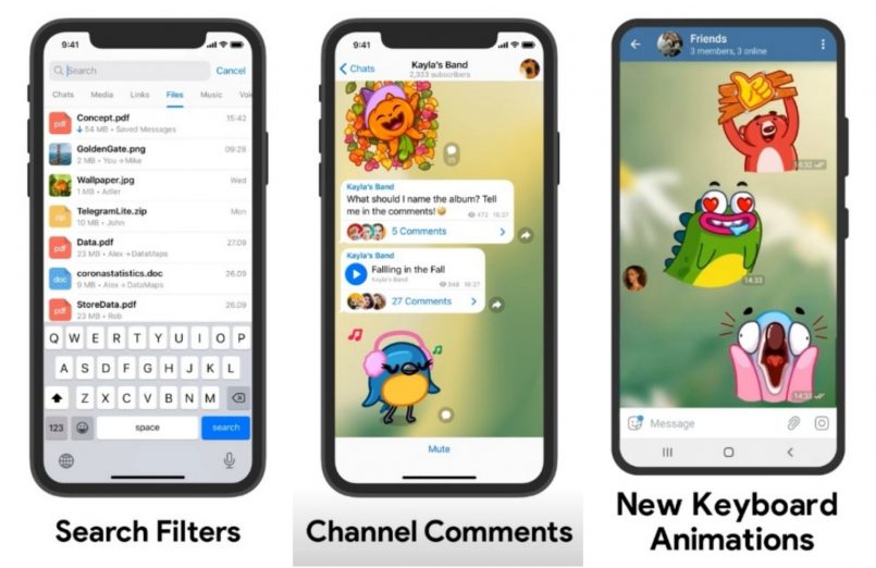 Telegram Kini Memudahkan Pengguna Membuat Carian Mengikut Jenis Media