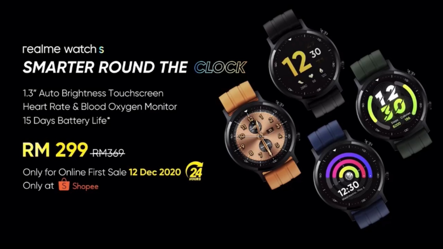Realme Watch S Dilancarkan Di Malaysia Pada Harga RM369