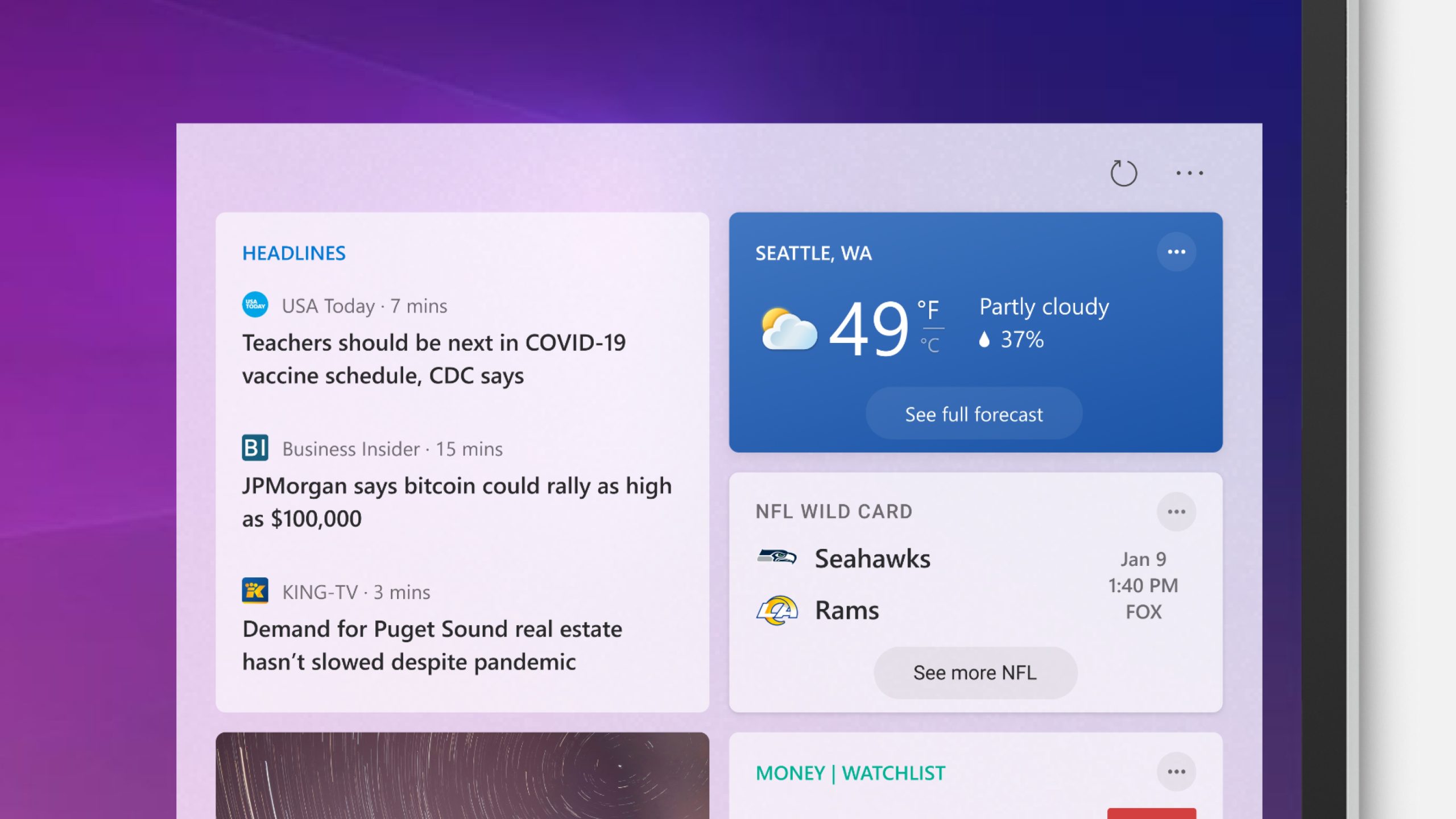 Windows 10 Akan Menerima Hab Setempat Untuk Berita Dan Cuaca Seakan Google Discover