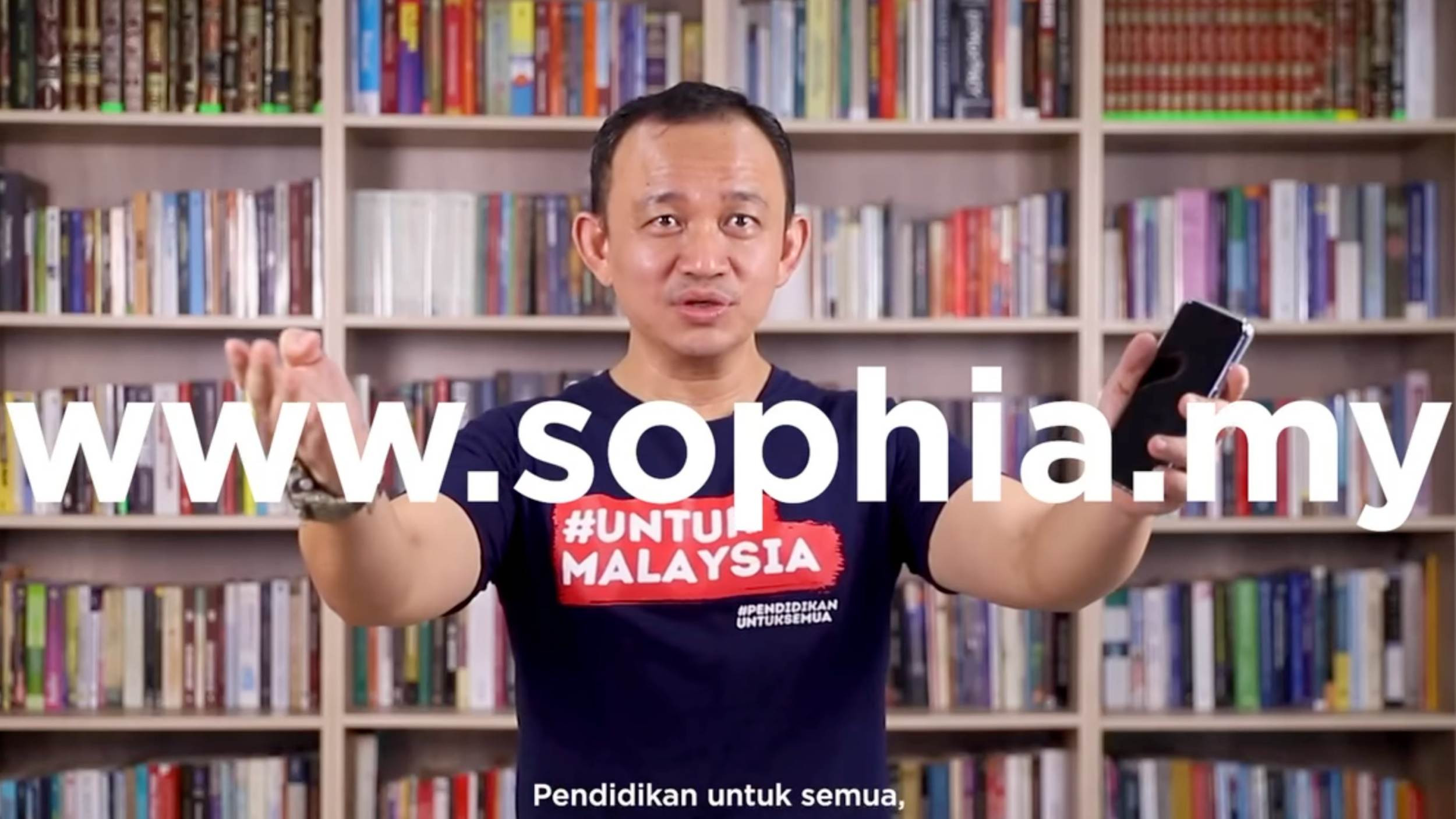Maszlee Malik Melancarkan Sophia – Platform Pembelajaran Percuma Secara Atas-Talian