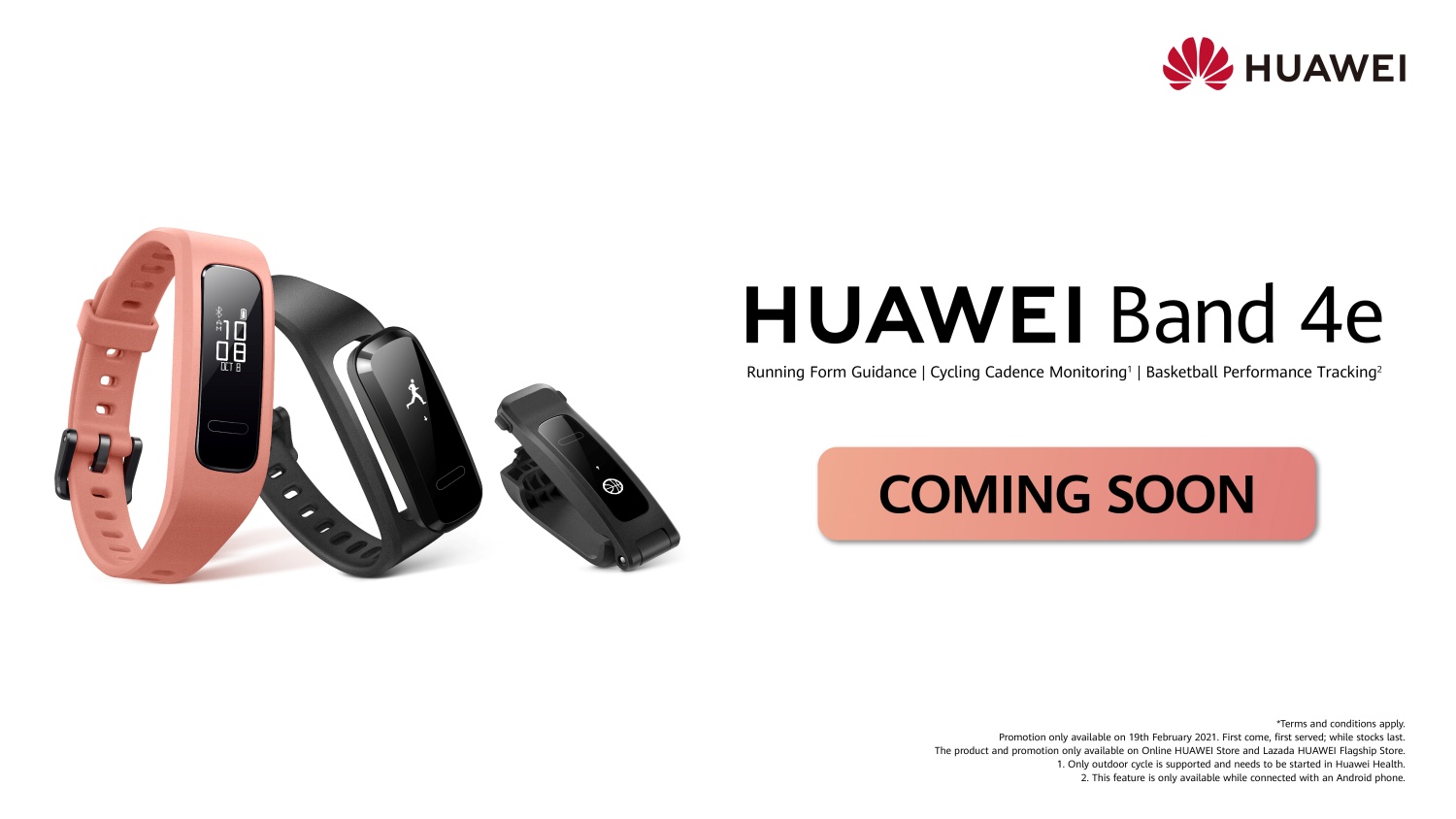 Huawei Band 4e Bakal Tiba Ke Pasaran Malaysia Tidak Lama Lagi