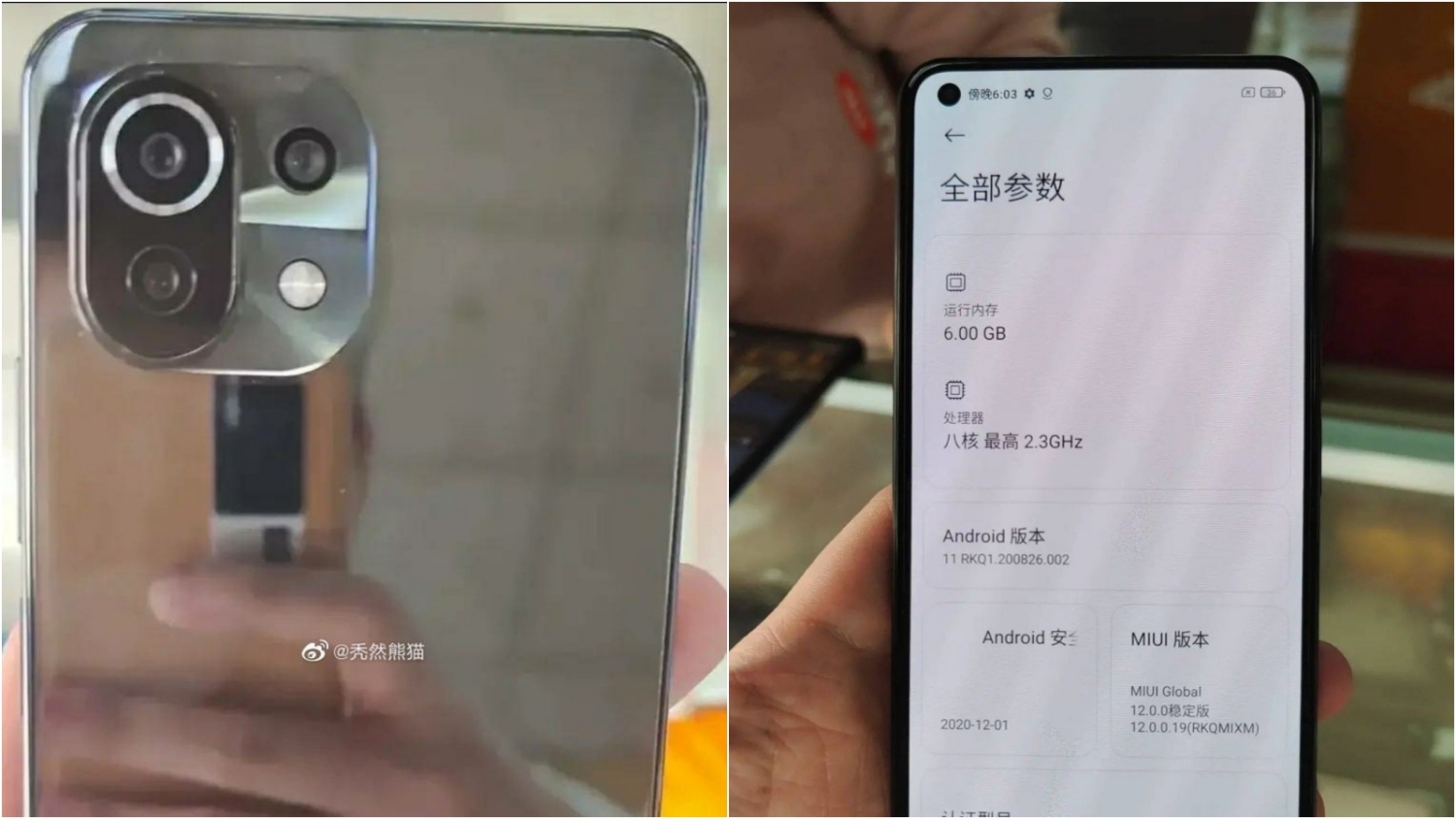Xiaomi Mi 11 Lite Tertiris Dalam Imej Sebenar