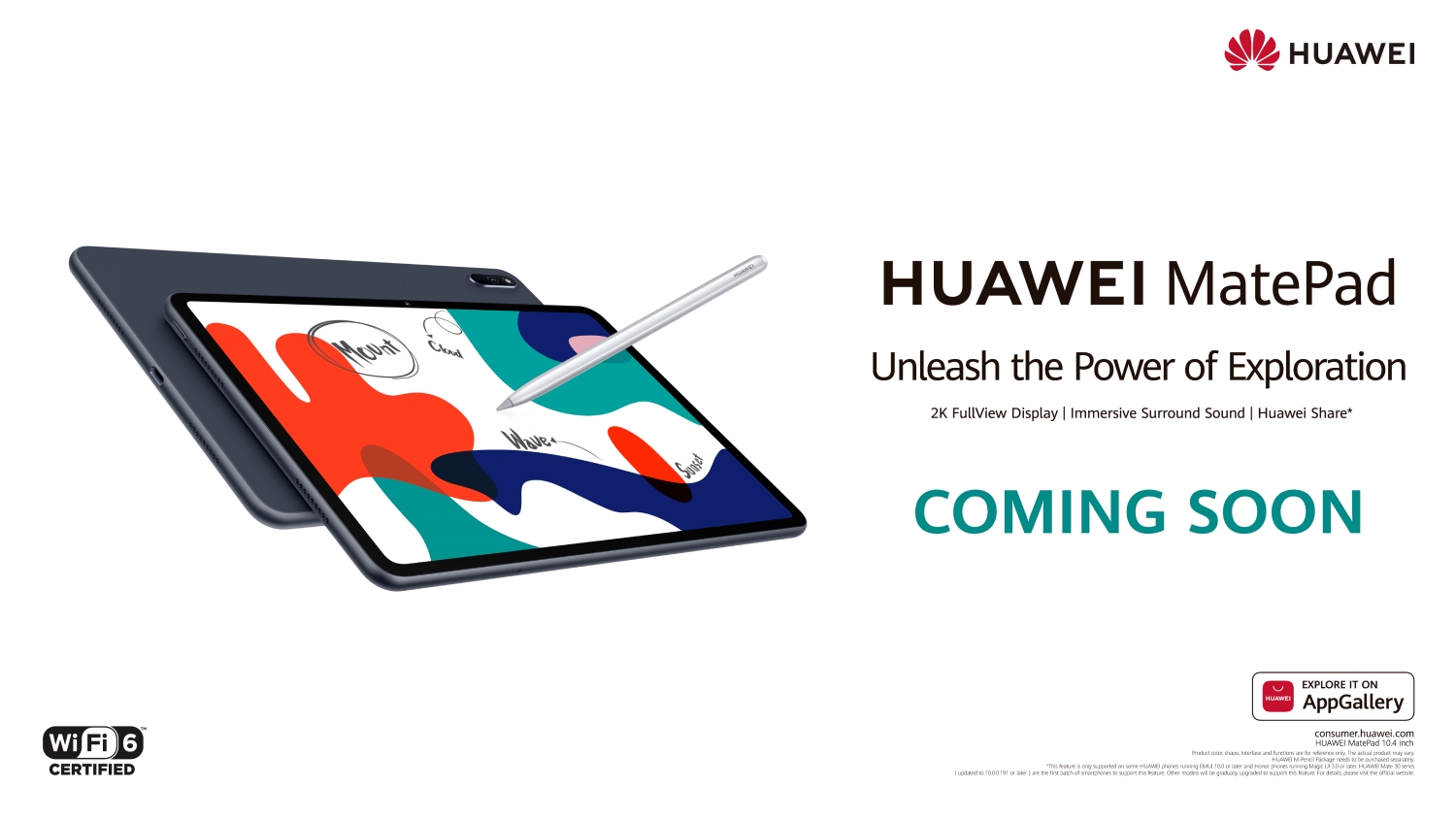 Huawei MatePad 10.4 Dengan Cip Kirin 820 Bakal Tiba Di Malaysia Tidak Lama Lagi