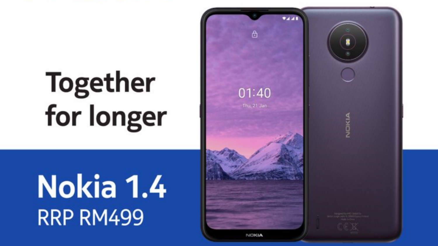 Nokia 1.4 Dengan Cip Snapdragon 215 Ditawarkan Di Malaysia Pada Harga RM499 Sebuah