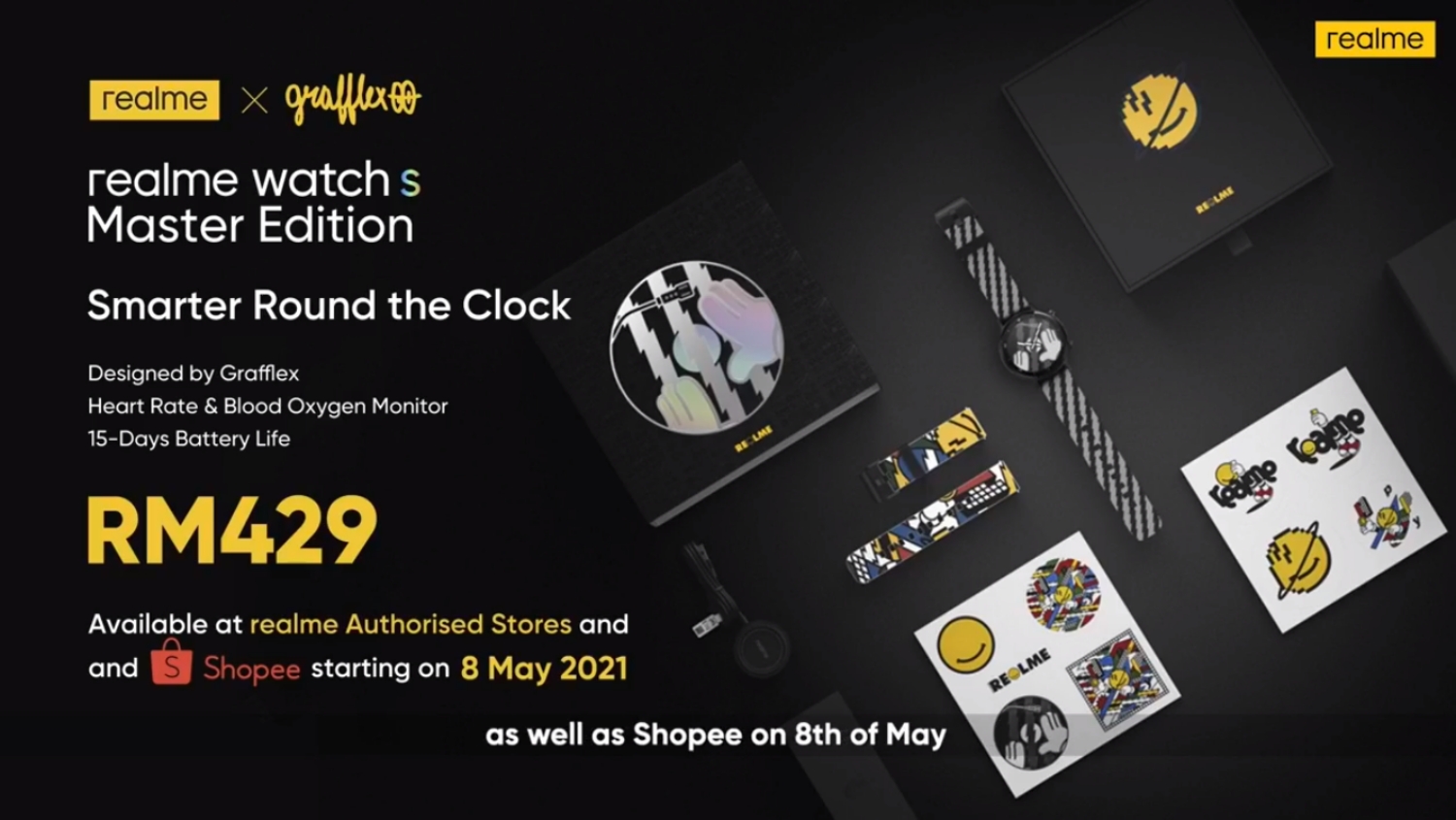 Realme Watch S Master Edition Juga Rasmi – Berharga RM429 Di Malaysia