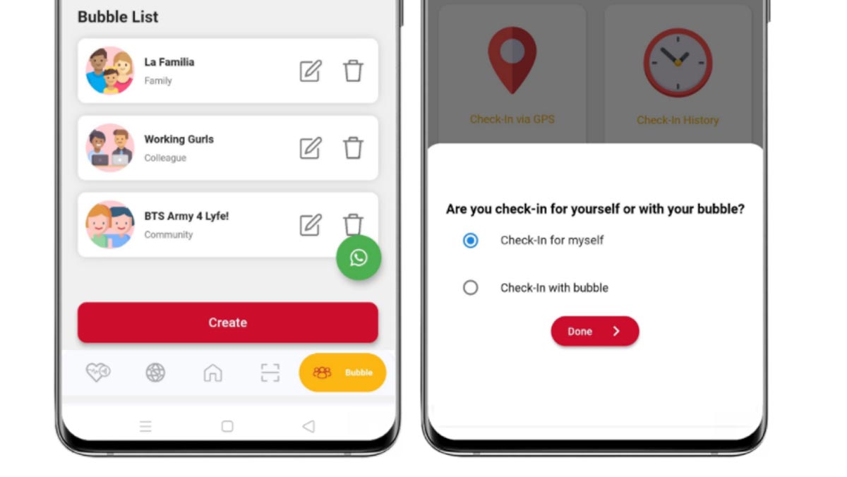 Ciri Bubble Aplikasi Selangkah Memudahkan Imbasan Kod QR MySejahtera Secara Berkumpulan