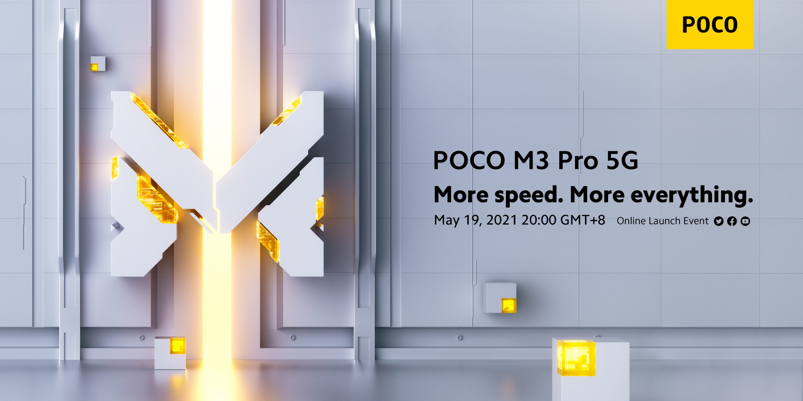 Poco Menjadualkan Pelancaran Poco M3 Pro 5G Pada 19 Mei 2021