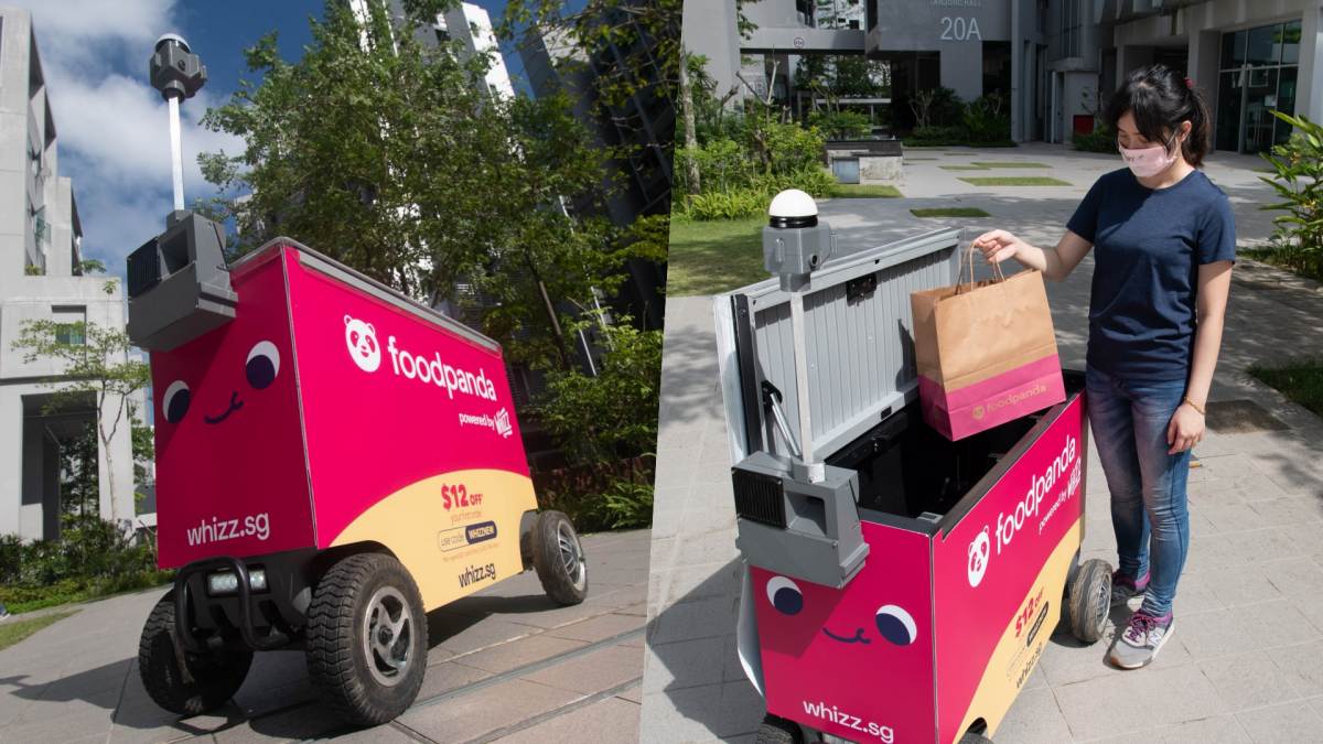FoodPanda Uji Penggunaan Robot Untuk Penghantaran Di Singapura