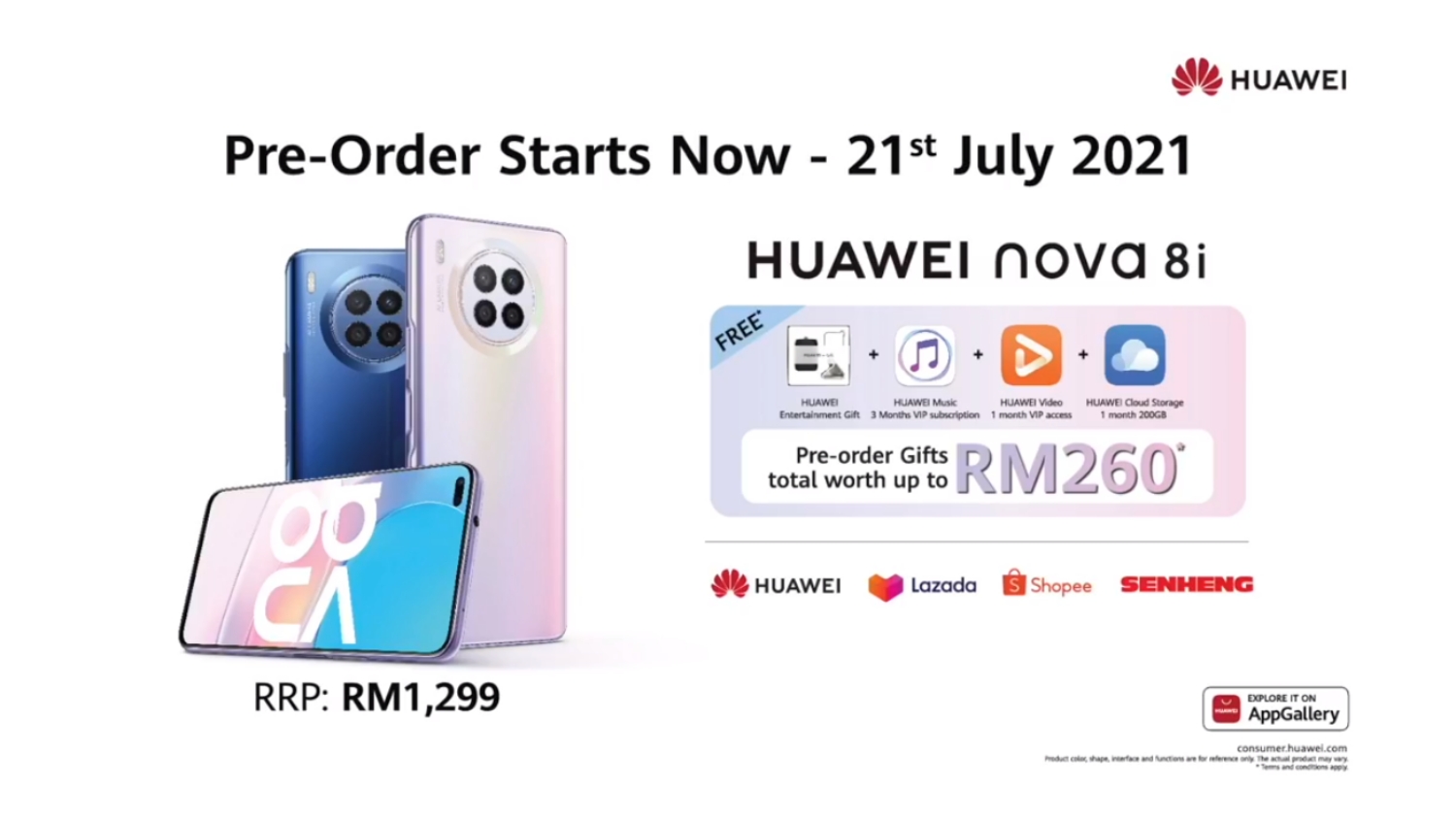 Huawei Nova 8i Dengan Cip Snapdragon 662 Ditawarkan Di Malaysia Pada Harga RM1299