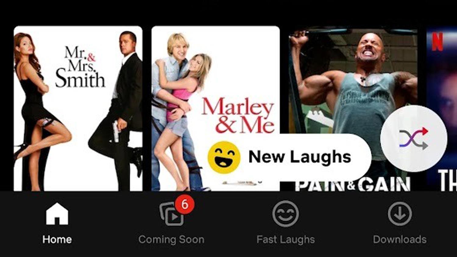 Netflix Mengaktifkan Ciri Play Something dan Fast Laughs Pada Peranti Android
