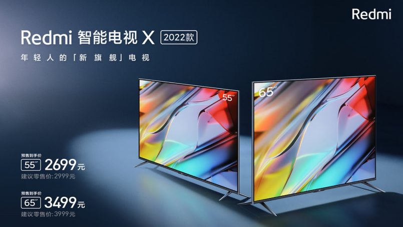 Redmi Smart TV X 2022 Dilancarkan Dengan 2 Saiz Skrin Dan Kadar Segar Semula 120Hz