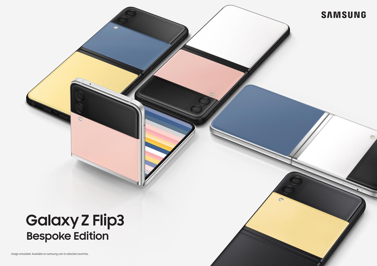 Samsung Galaxy Z Flip3 Bespoke Edition dan Galaxy Watch4 Bespoke Edition Diumumkan Dengan Pelbagai Pilihan Kustomasi Rekaan