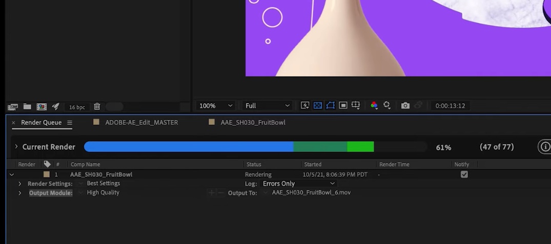 Video Lebih Cepat Siap Dengan Multi-Frame Rendering Pada After Effects