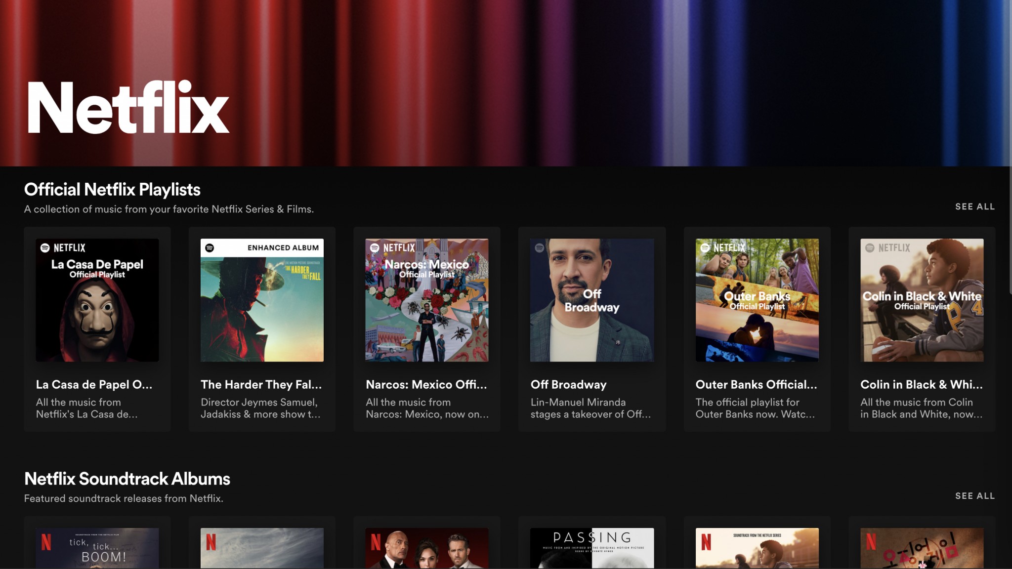 “Netflix Hub” Adalah Hab Runut Bunyi Kandungan Popular Netflix Daripada Spotify