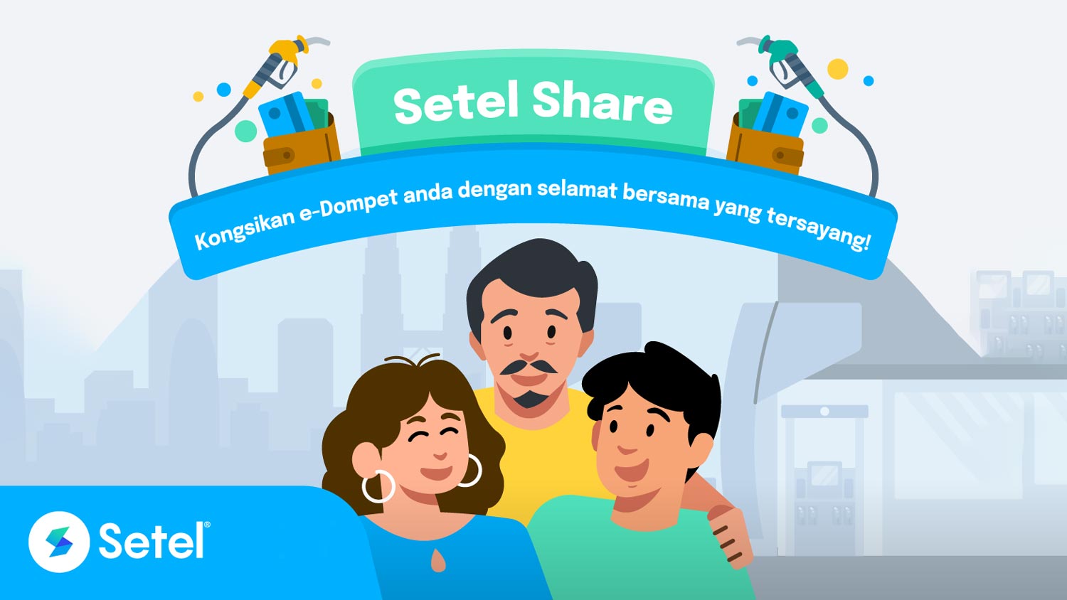 Setel Share Dilancarkan Untuk Memudahkan Pembelian Minyak Untuk Ahli Keluarga