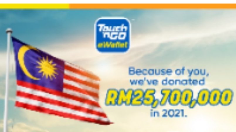 Touch ‘n Go eWallet Telah Menderma Hampir RM26 Juta Sepanjang 2021