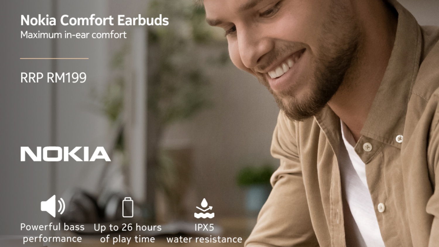 Fon Telinga Nokia Comfort Earbuds Boleh Dibeli Di Malaysia Pada Harga RM199