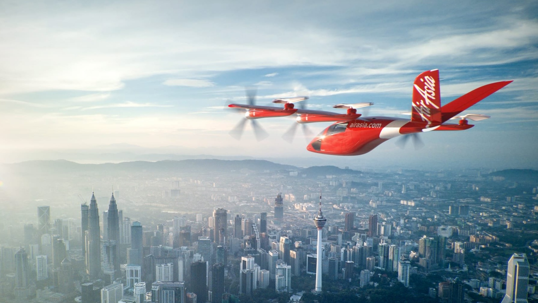 AirAsia Dilihat Ingin Menawarkan Perkhidmatan “Teksi Udara” – Menempah 100 Pesawat Dron Jenis VX4 eVTOL