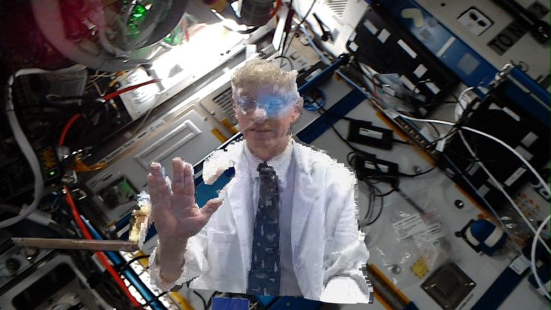 Panggilan Hologram 3D Dari Bumi Ke Angkasa Lepas Berjaya Dilakukan Di ISS