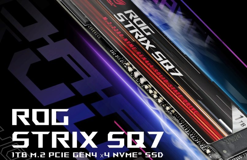 ASUS Akan Memperkenalkan SSD PCIe Gen4 – ASUS ROG Strix SQ7