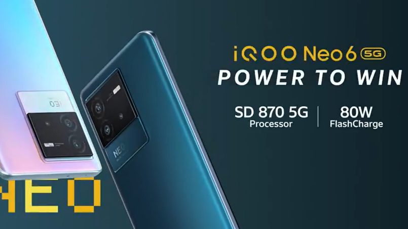 IQOO Neo 6 Versi Global Dilancarkan Dengan Snapdragon 870, Pengecasan Pantas 80W