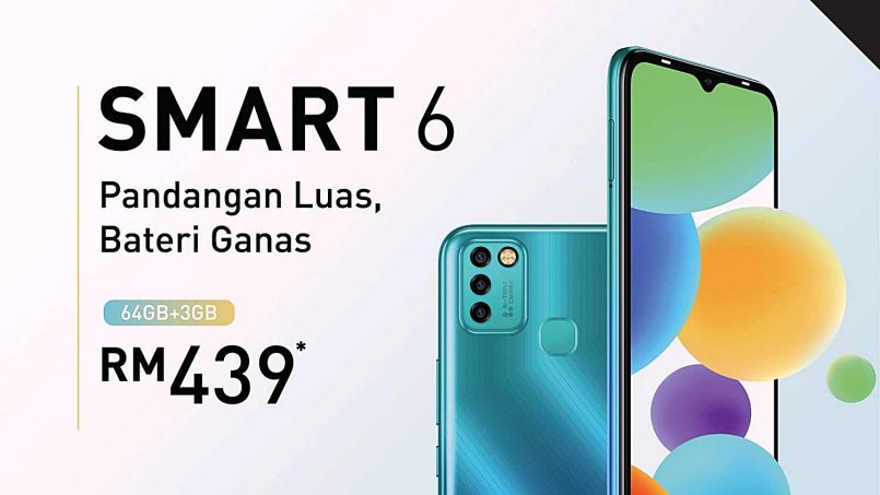 Infinix Smart 6 Dengan Storan Lebih Besar Kini Di Malaysia – Harga Serendah RM439