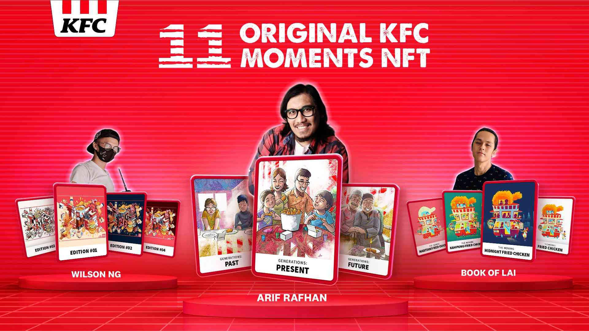 KFC Malaysia Kini Menawarkan Koleksi NFT – Disertakan Bersama Kod Promo RM20 Setiap Bulan