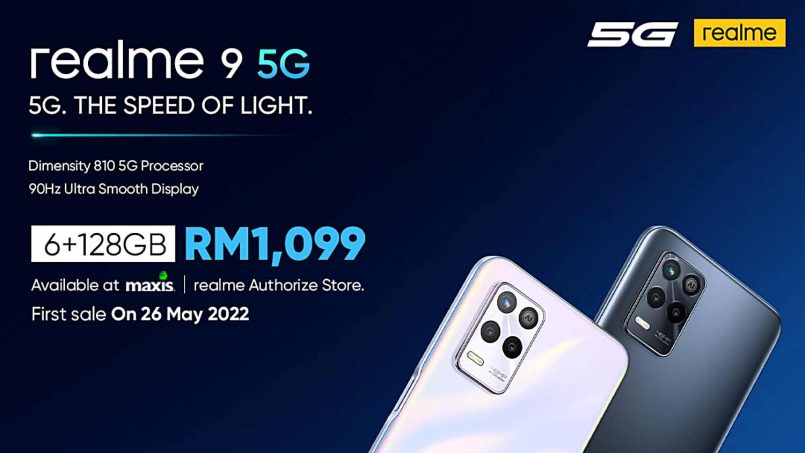 Realme 9 5G Dengan Dimensity 810 Kini Di Malaysia – Berharga RM1099