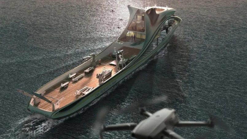 China Melancarkan Kapal Induk Swalayar Dengan Kemampuan Melancarkan Dron, Kapal Selam Dan Kapal Swalayar