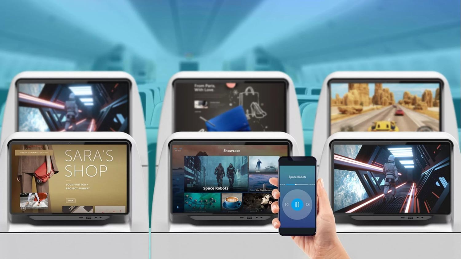 Skrin QLED Samsung Kini Digunakan Dalam Pesawat American Airlines