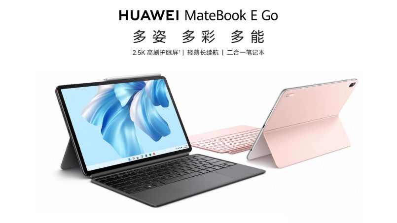 Huawei MateBook E Go Hadir Dengan Snapdragon 8cx Gen 2 Dan Windows 11