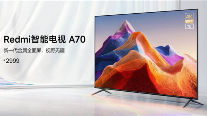 Redmi Smart TV A70 Dengan Skrin 4K Dilancarkan Secara Rasmi