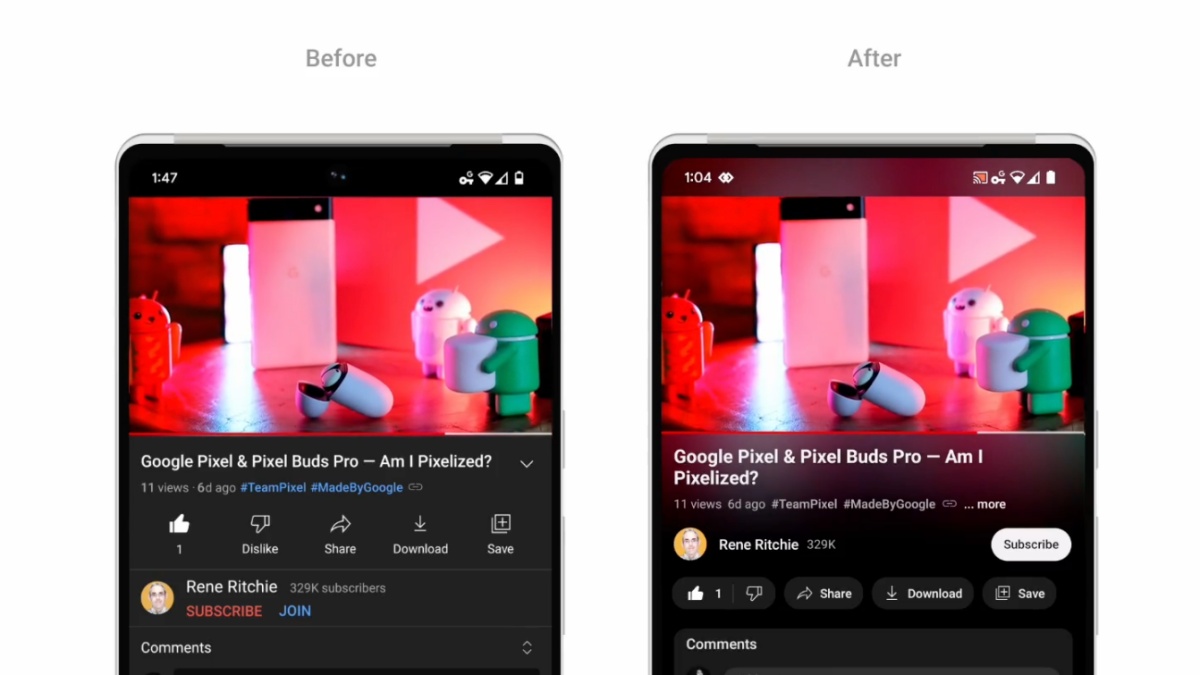 YouTube Dikemaskini Dengan Antaramuka Baharu – Turut Menyertakan Sokongan Zum Video