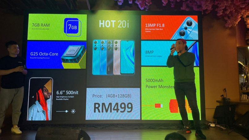 Siri Infinix Hot 20 Kini Rasmi Di Malaysia Pada Harga Bermula RM499