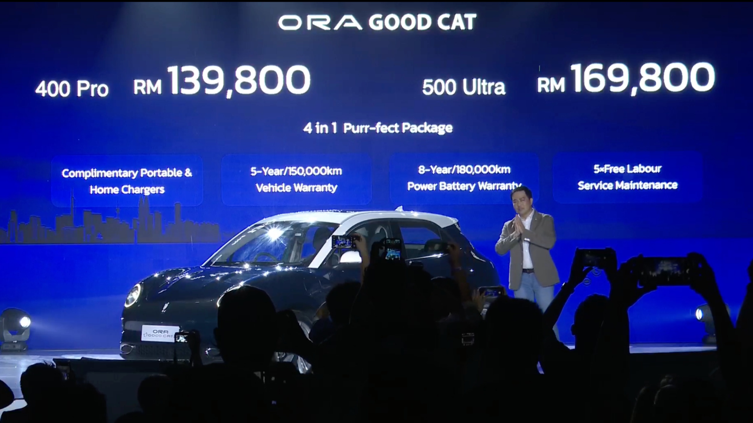 Kereta Elektrik ORA Good Cat Kini Di Malaysia Pada Harga Bermula RM139,800