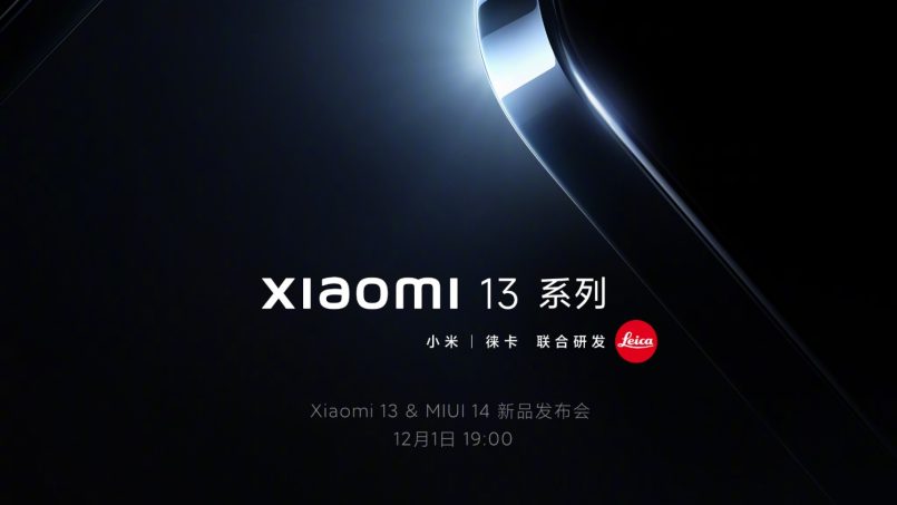 Siri Xiaomi 13 Bakal Diperkenalkan Secara Rasmi Pada 1 Disember